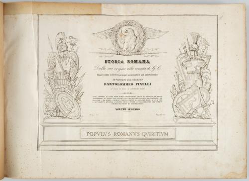 Pinelli, Bartolommeo : Storia Romana. Tomos. I, II, III