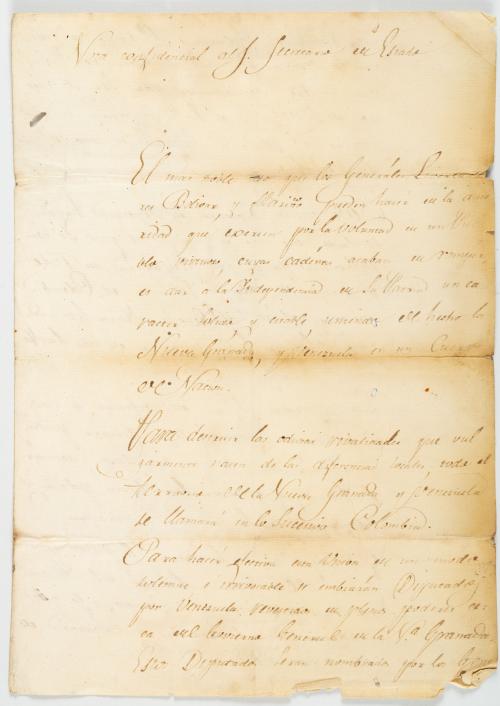 Gual, Pedro : Conjunto de cartas, documentos y comunicacion