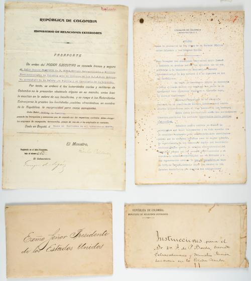 Archivo diplomático de Francisco de Paula Borda durante su 