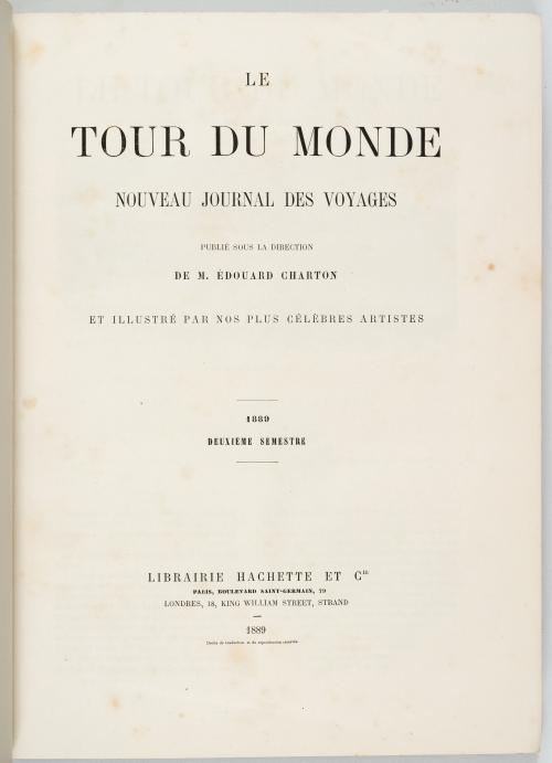 Charton, Édouard : Le tour du Monde. Nouveau journal des vo