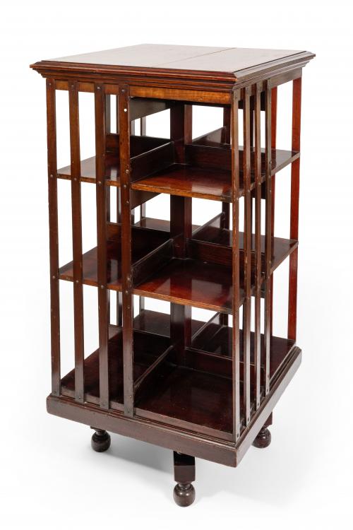 Librero giratorio en madera maciza