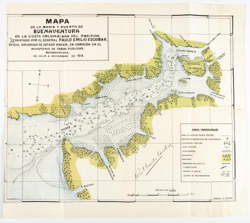 Escobar, Paulo Emilio : Mapas de Bahías del Pacífico Vallec