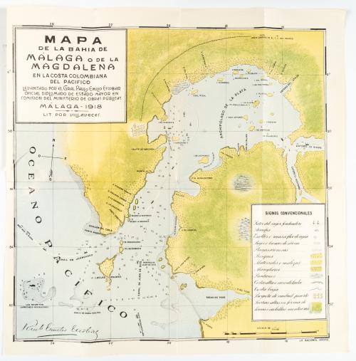 Escobar, Paulo Emilio : Mapas de Bahías del Pacífico Vallec