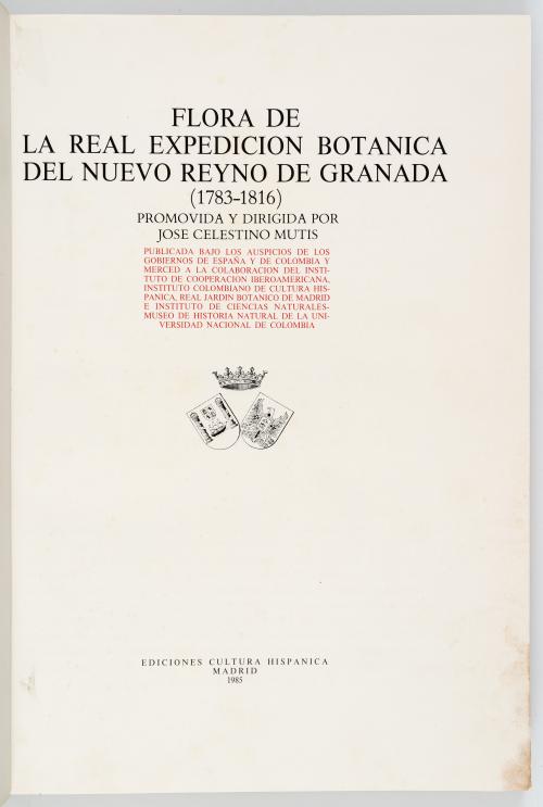 VV.AA. : Flora de la Real Expedición Botánica del Nuevo Rei