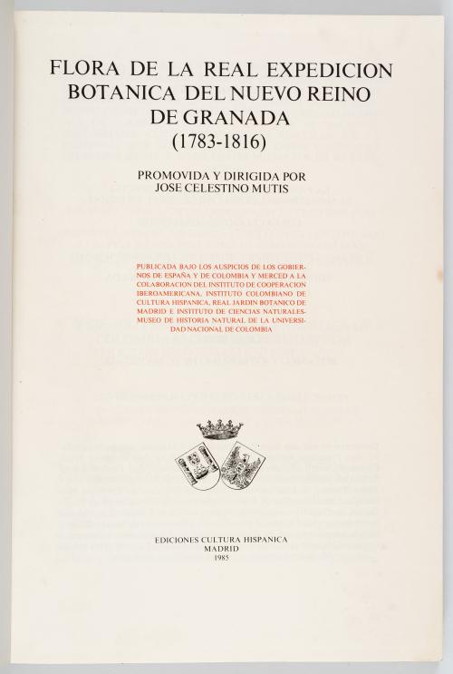 VV.AA. : Flora de la Real Expedición Botánica del Nuevo Rei