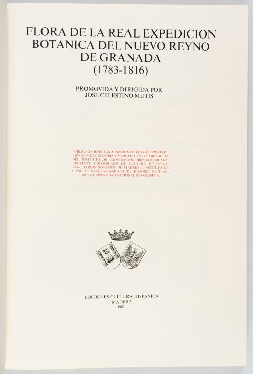 VV.AA. : Flora de la Real Expedición Botánica del Nuevo Rei