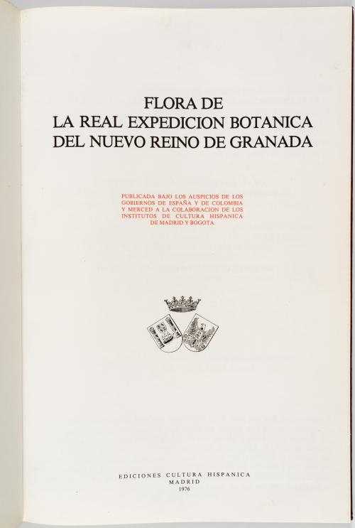 VV.AA. : Flora de la Real Expedición Botánica del Nuevo Rei