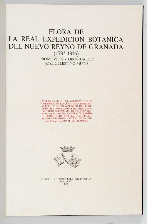VV.AA. : Flora de la Real Expedición Botánica del Nuevo Rei