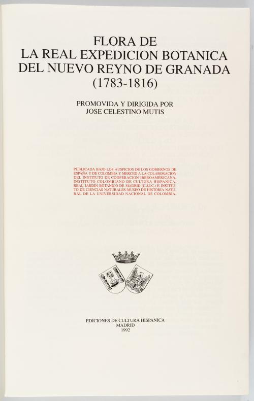 VV.AA. : Flora de la Real Expedición Botánica del Nuevo Rei