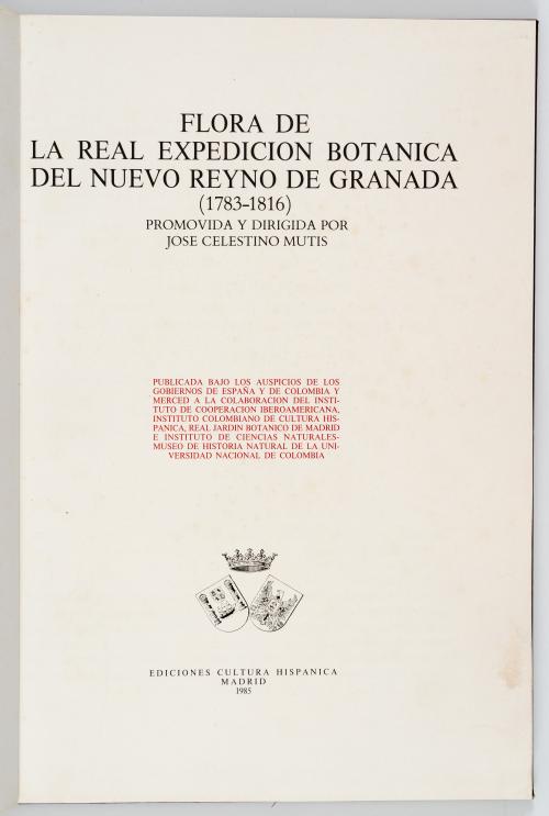 VV.AA. : Flora de la Real Expedición Botánica del Nuevo Rei