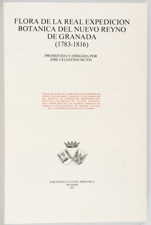 VV.AA. : Flora de la Real Expedición Botánica del Nuevo Rei