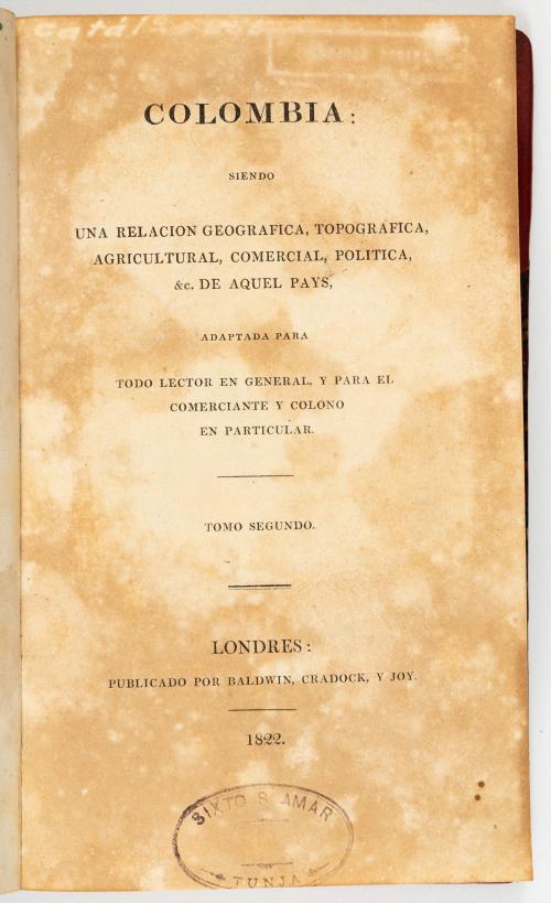 Zea, Francisco Antonio  : Colombia: Siendo una relación geo
