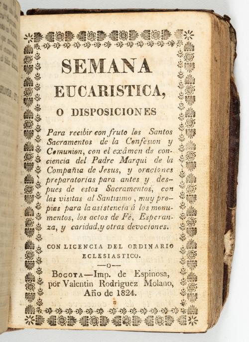 Novenas bogotanas, 1817-1827