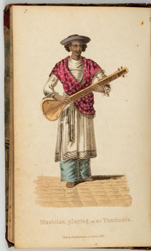 s.a. : Trajes asiáticos en cuarenta y cuatro estampas ilumi