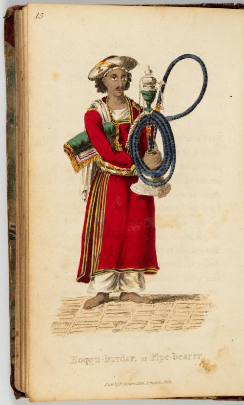 s.a. : Trajes asiáticos en cuarenta y cuatro estampas ilumi