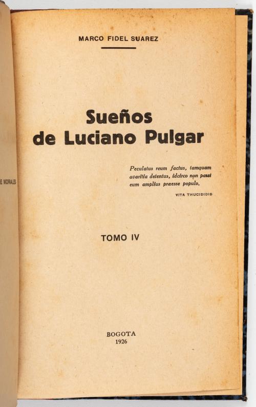 Fidel Suárez, Marco : Sueños de Luciano Pulgarín