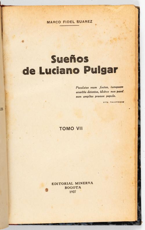 Fidel Suárez, Marco : Sueños de Luciano Pulgarín