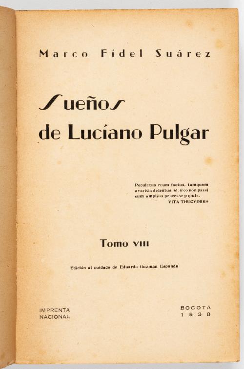 Fidel Suárez, Marco : Sueños de Luciano Pulgarín