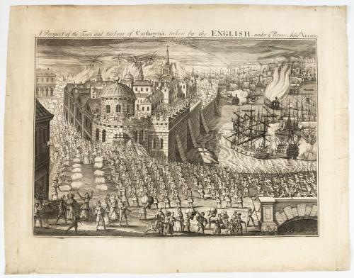 [Rayner, William] : A Prospect of the Town and Harbour of C