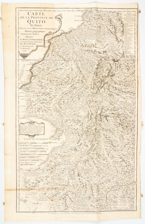 Anville, Jean Baptiste d’ : Carte de la Province de Quito a