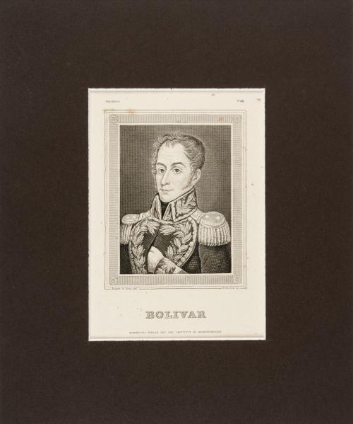 Gottschick, Benjamin Johann Christian : Retrato de Bolívar 