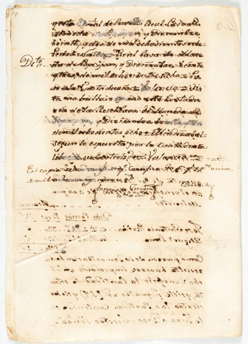 Nates, Pedro : Manuscrito Don Pedro Nates fundidor de oro