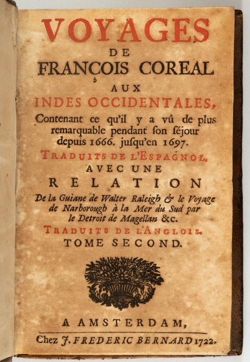 [Coreal, Francisco] : [Con mapa de Cartagena] Voyages de Fr