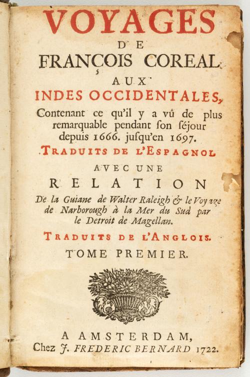 [Coreal, Francisco] : [Con mapa de Cartagena] Voyages de Fr