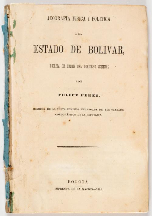 Geografía física y política del Estado de Bolívar, escrita
