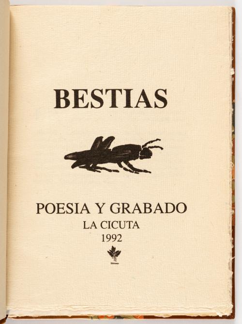 La Cicuta : Poesía y grabados: Lunas y Bestias
