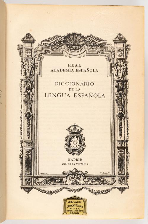 Real Academia Española : Diccionario de la lengua española