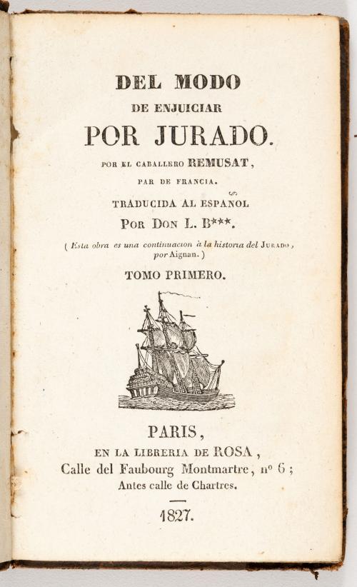 Del modo de enjuiciar por jurado. TI y TII