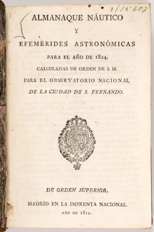 Almanaque Náutico y efemerides astronómicas para el año de