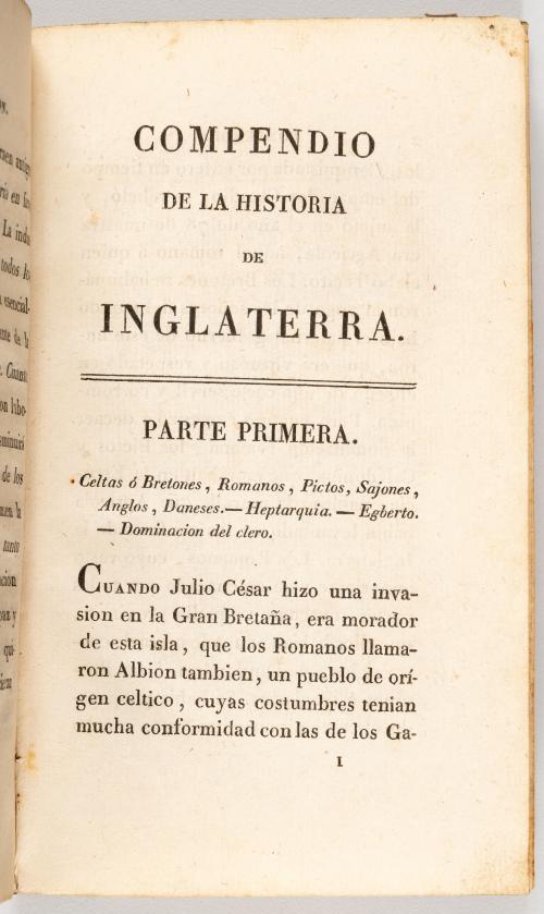 Compendio de la historia de Inglaterra