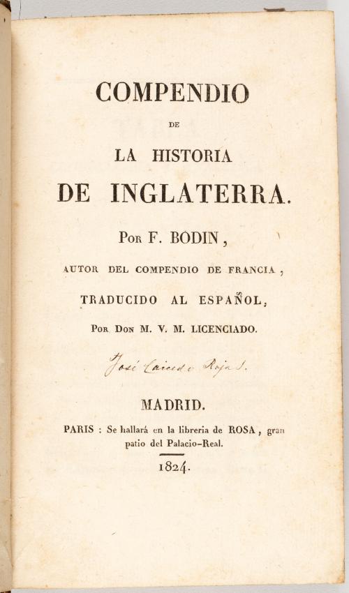 Compendio de la historia de Inglaterra