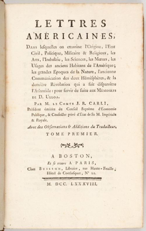Lettres Américaines Tomos I y II