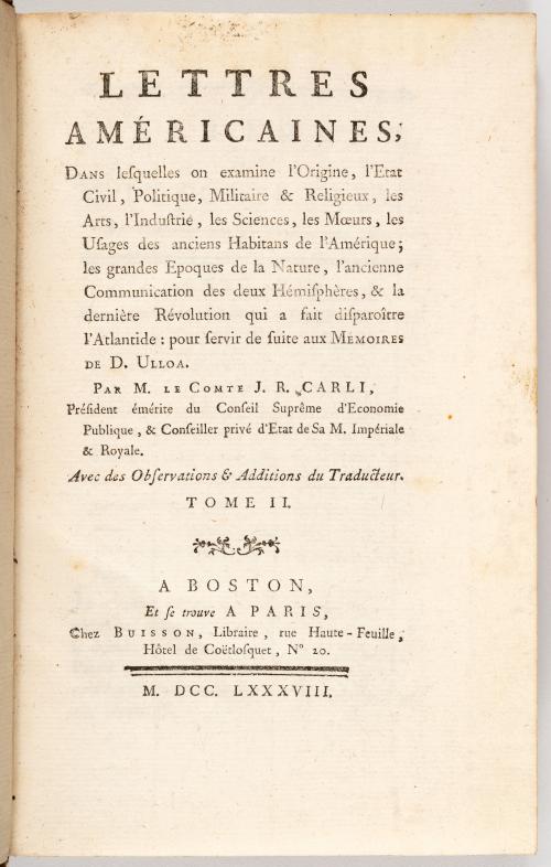 Lettres Américaines Tomos I y II