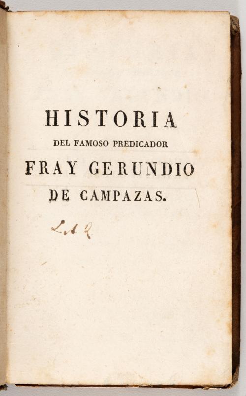 Isla, Francisco de : Historia del famoso predicador Fray Ge