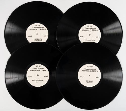 70 Años de historia detenidos en el tiempo libro y 4 discos
