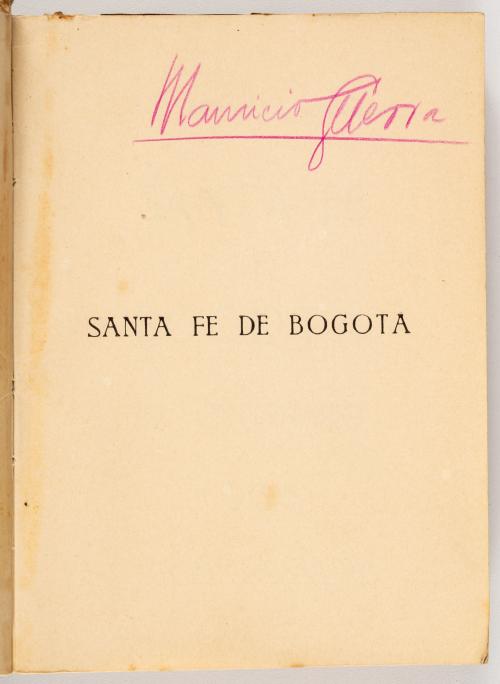 Valencia Restrepo, Ricardo : Santa Fé. Guia Ilustrada de Bo