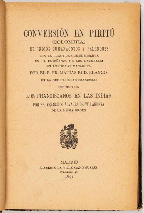 Colección de libros raros o curiosos que tratan de América.