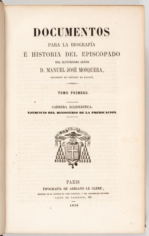 s.a. : Documentos para la biografía e historia del episcopa