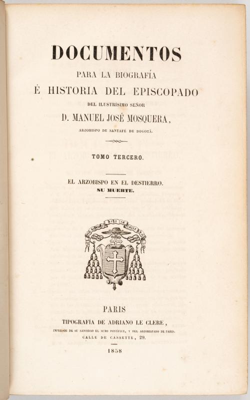 s.a. : Documentos para la biografía e historia del episcopa