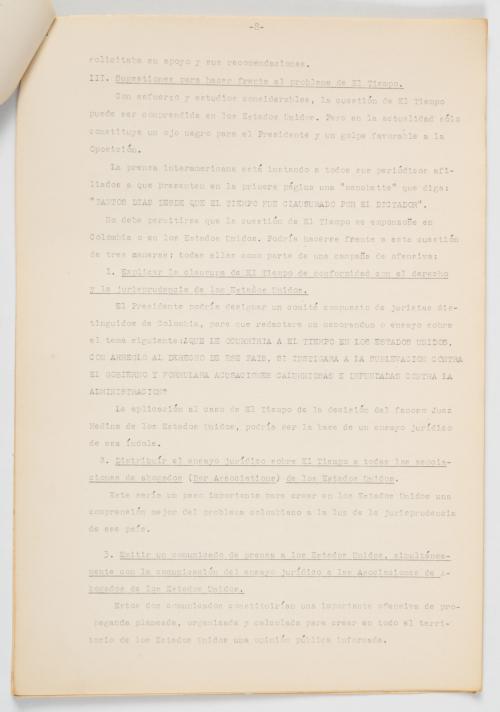 John T. O&#39;Brien Associates :  [Propagando Rojas Pinillas] A