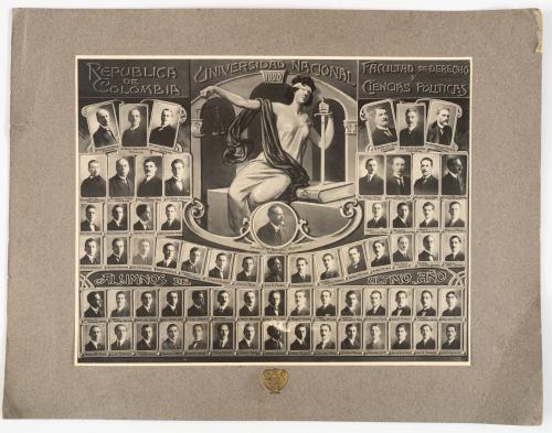 Recuerdo de la Universidad Nacional. Facultad de derecho y