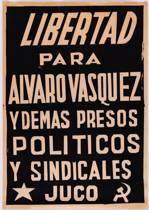 Carteles sobre Álvaro Vásquez del Real y la JUCO