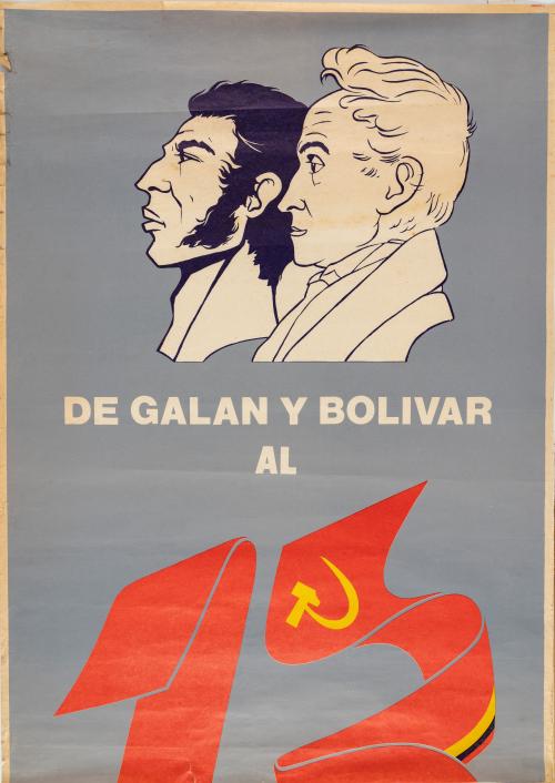 Partido Comunista Colombiano : Cartel de Galán y Bolívar al