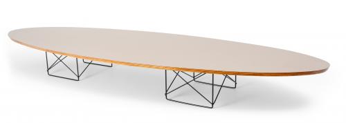 Mesa de centro elíptica "Surfboard"