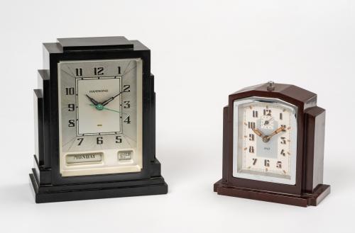 Par de relojes art déco