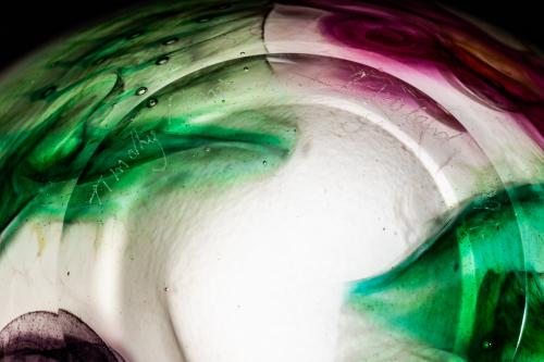 Jarrón globo de la serie Flowers 